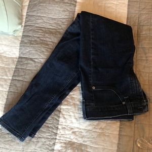 Rag and Bone skinny jeans with split ankle seam